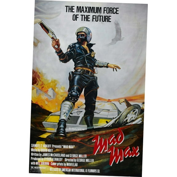 Mad Max Movie Poster Entertainment Decor Art Poster 24x36 Unframed, Age: Adults, Rectangle Best Posters