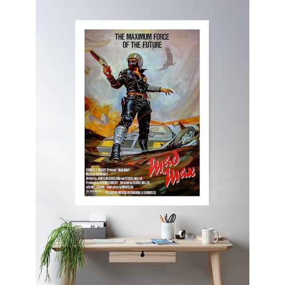 Mad Max Poster Poster Wall Art, Modern Wall Decor For Living Room Bedroom, 8x12 UNFRAMED