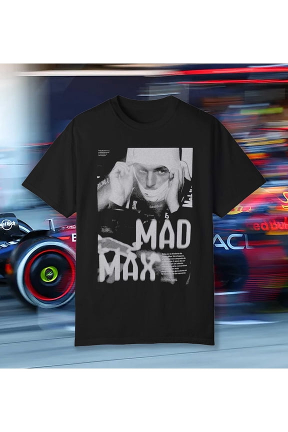 Mad Max Vintage T-shirt - Formula 1 - Racing T-shirt - Max Verstappen- Comfort Colors - Graphic Tee