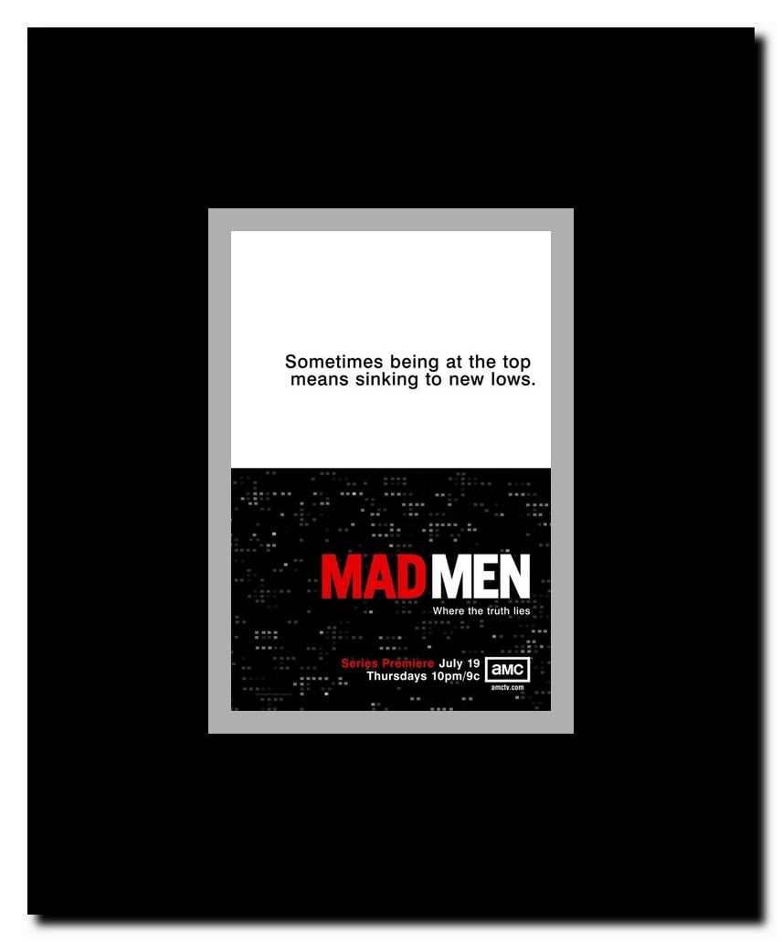 Mad Men Framed Movie Poster