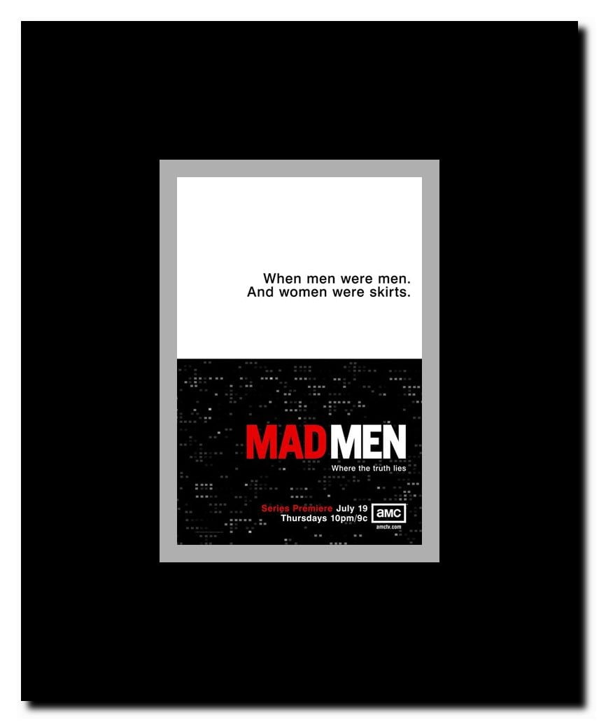 Mad Men Framed Movie Poster