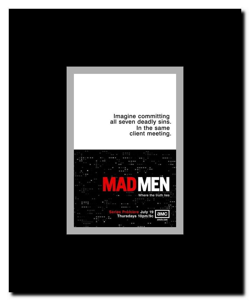 Mad Men Framed Movie Poster