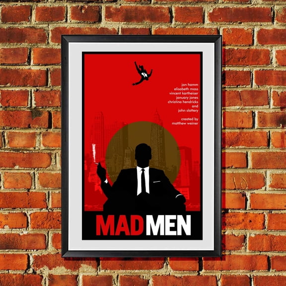 Mad Men Inspired Retro Art Print Poster