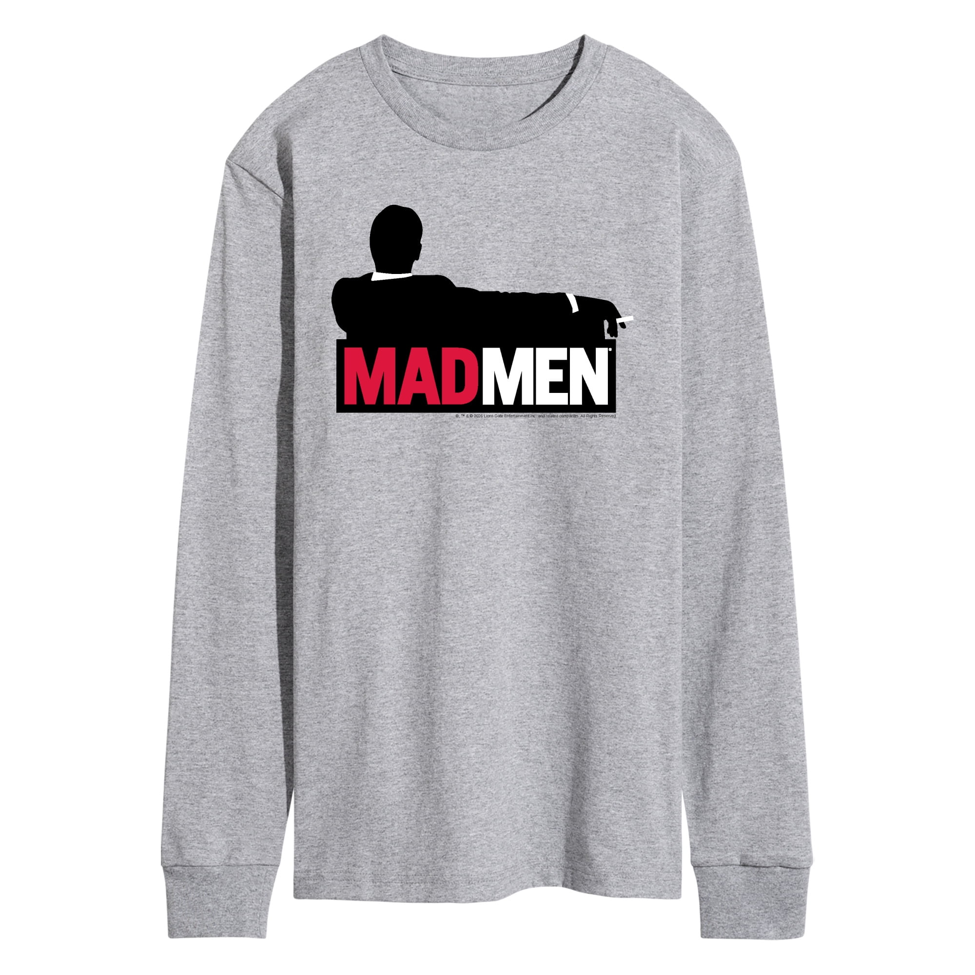Mad Men - Logo Man Long Sleeve Graphic T-Shirt - Walmart.com