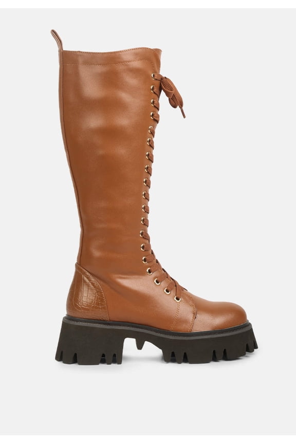 Mad Mood Chunky Lace-Up Ankle Boot