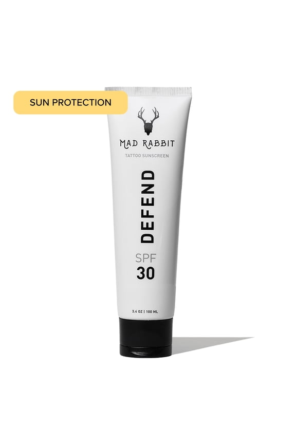 Defend Tattoo Sunscreen, SPF 30, Anti-Aging, 3.4 oz.