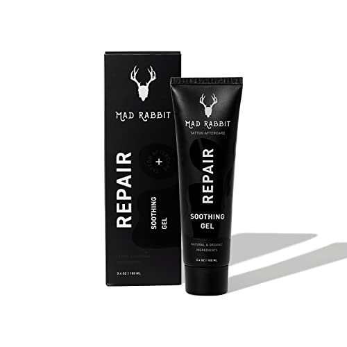 Mad Rabbit Repair Tattoo Aftercare Soothing Gel and Moisturizer for New