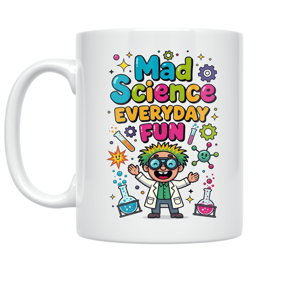 Mad Science Everyday Fun - Science Enthusiast - 11 oz Ceramic Coffee Mug