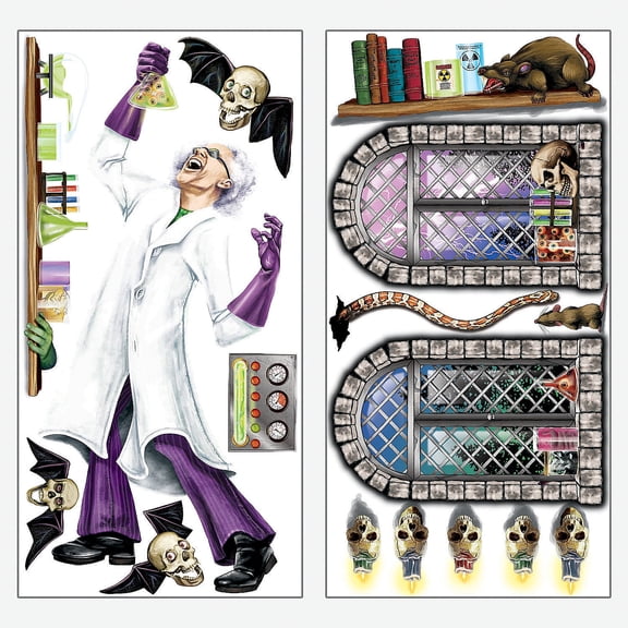 Mad Scientist Design A Room Scientist St - Party Decor - 2 Pieces