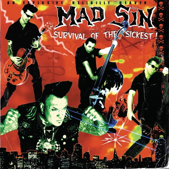 Mad Sin Survival Of The Sickest (Vinyl Record) 12" Album Coloured Vinyl