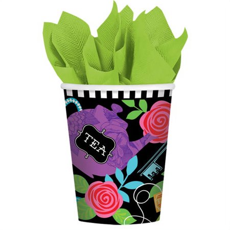 Mad Tea Party 9oz Paper Cups (8ct)