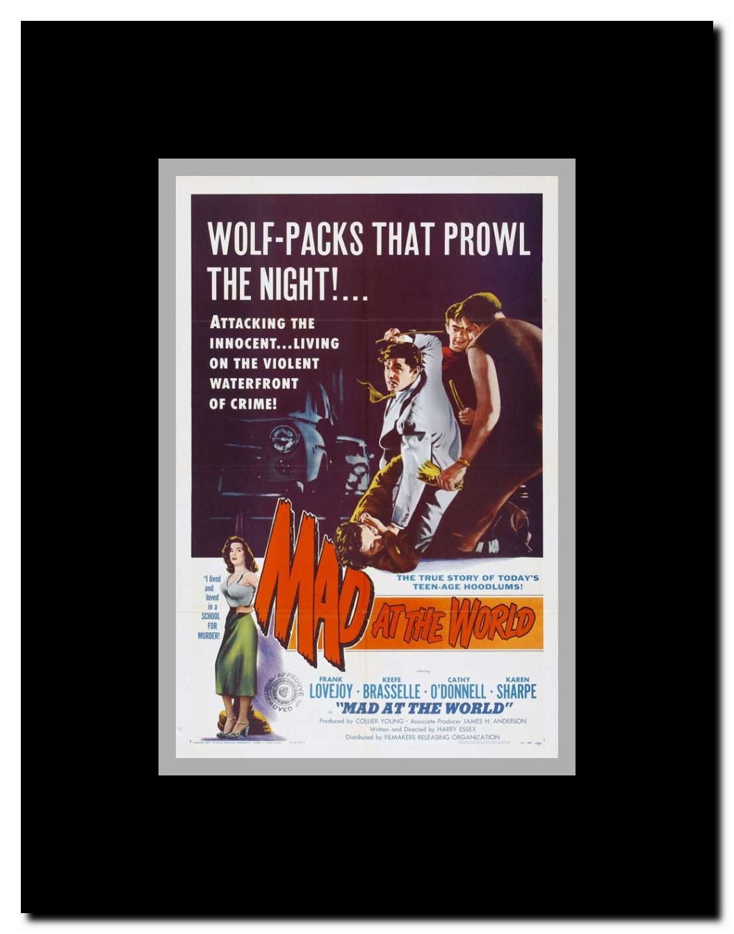 Mad at the World Framed Movie Poster