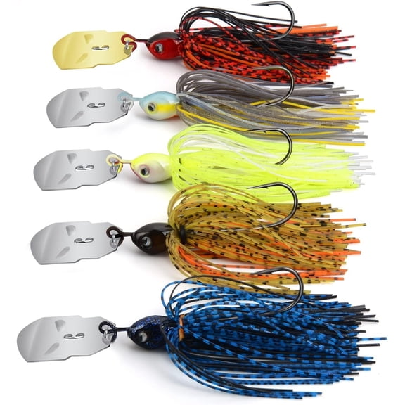 MadBite by KastKing Bladed Jig Fishing Lures, Multi-Color Kits