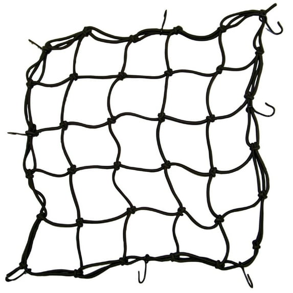 MadDog Gear MDG-BUNGEENET Motorcycle Bungee Cargo Net Durable 14.75 in. sq. Motorcycle Accessory