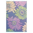 thumbnail image 1 of MadMats Daisy Violet Outdoor Rugs, 6' x 9', 1 of 4