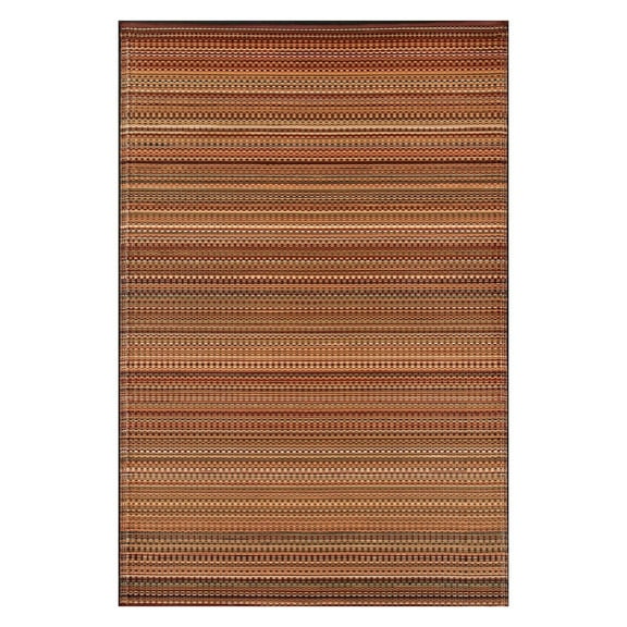 MadMats.com Mixed Earth Outdoor Rug, 5’ x 7’, 100% Recycled Plastic, UV Protected, Fade-Proof
