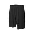 thumbnail image 1 of MadSportsStuff Youth Mesh Athletic Shorts, No Pockets - Kids Flag Football, Basketball, Soccer - Small, Black, 1 of 2