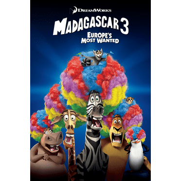 Madagascar 3: Europe's Most Wanted (2012) Poster 24x36 - DreamWorks Animated