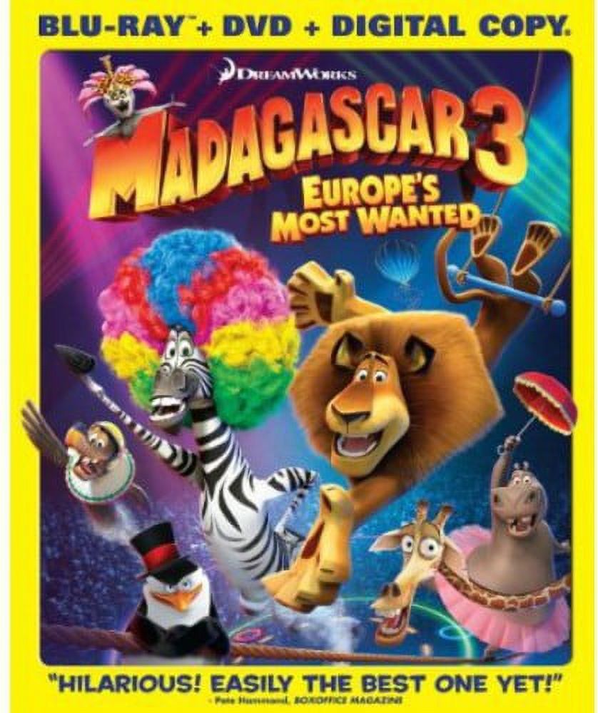 Madagascar 3: Europe's Most Wanted (Blu-ray + DVD) - image 1 of 2