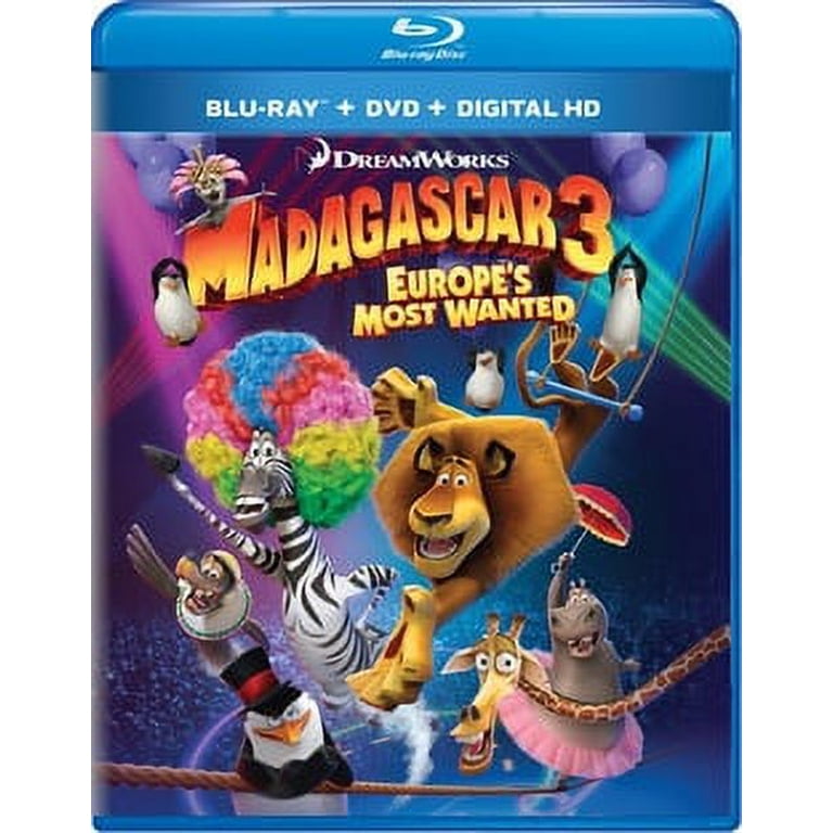 Madagascar 3: Europe's Most Wanted (Blu-ray) - Walmart.com