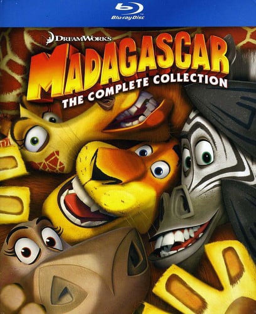 Madagascar: Complete Collection 1-3 (Blu-ray), Dreamworks Animated, Kids & Family - image 1 of 3