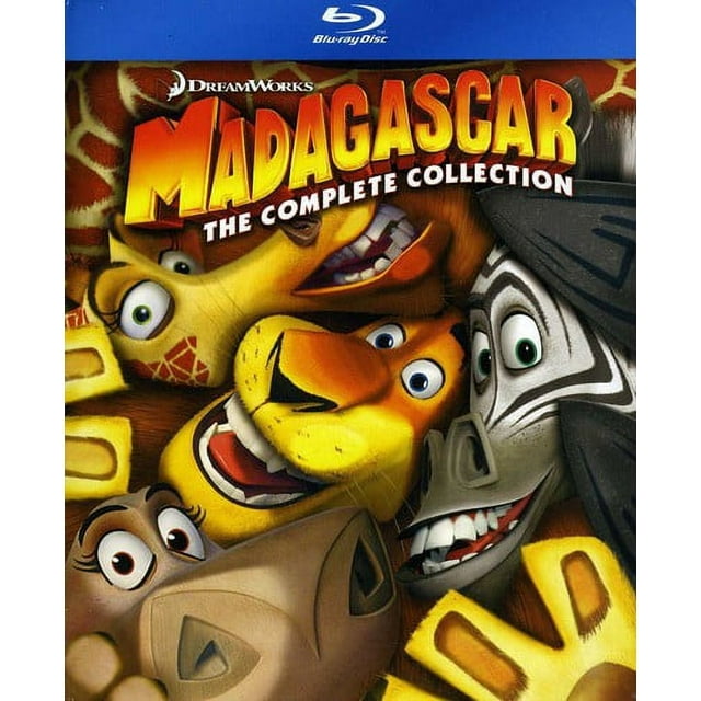 Madagascar: Complete Collection 1-3 (Blu-ray), Dreamworks Animated, Kids & Family