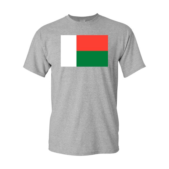 Madagascar Country Flag Adult DT T-Shirt Tee
