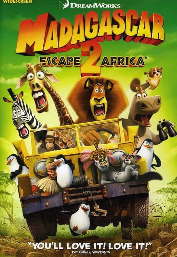 Walmart's Madagascar: Escape 2 Africa - Animated Adventure DVD