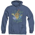 thumbnail image 1 of Madagascar/Escaped Adult Heather Hoodie Sweatshirt Royal Blue, 1 of 1