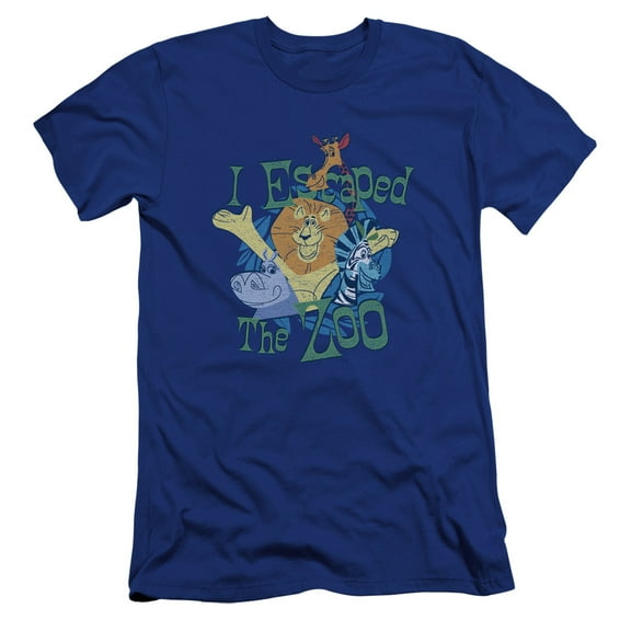 Madagascar - Escaped - Premium Slim Fit Short Sleeve Shirt - Medium