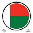 thumbnail image 1 of Madagascar Flag - 8" Vinyl Sticker - For Car Laptop I-Pad - Waterproof Decal, 1 of 1