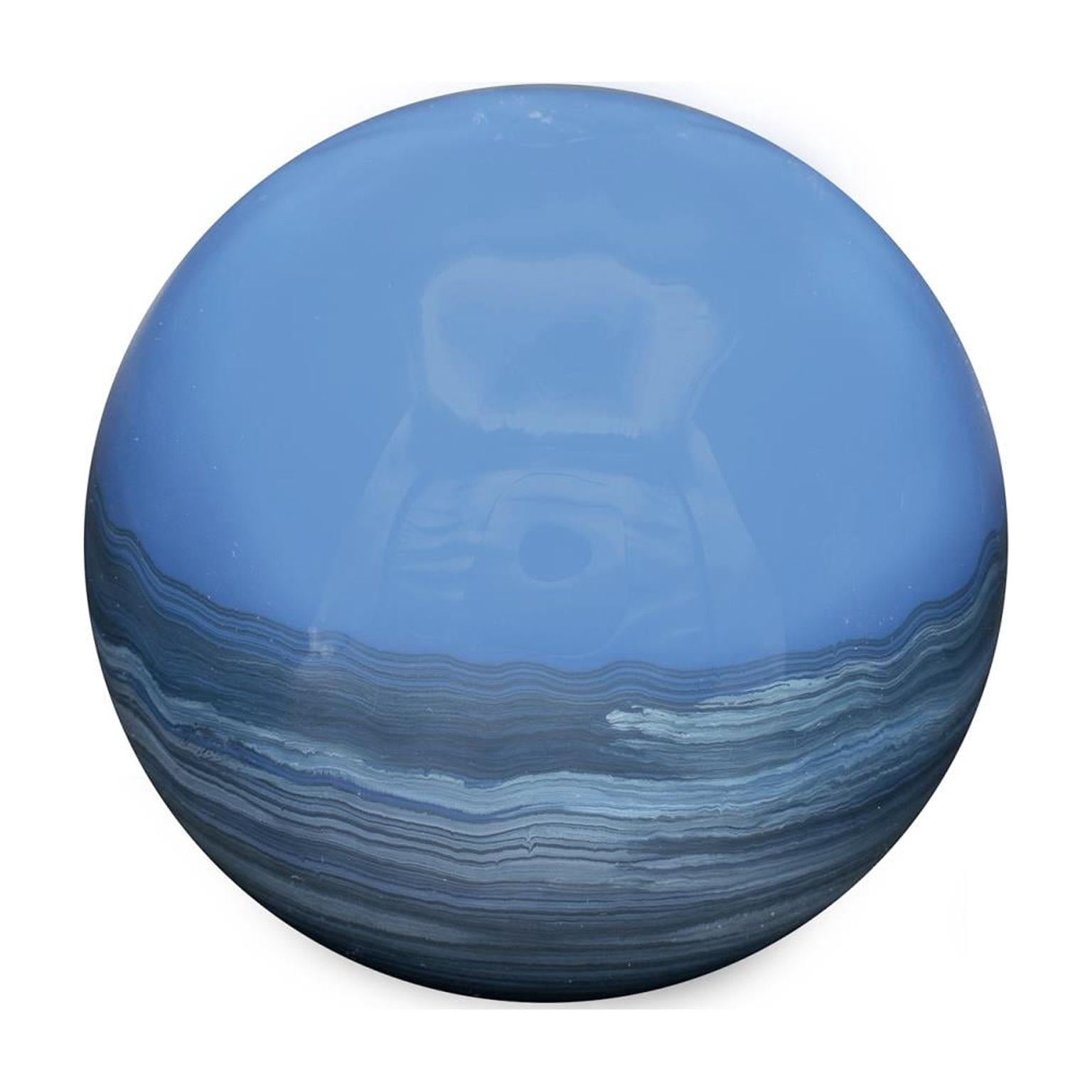 Madagascar Sapphire Decorative Metal Orbs- Medium