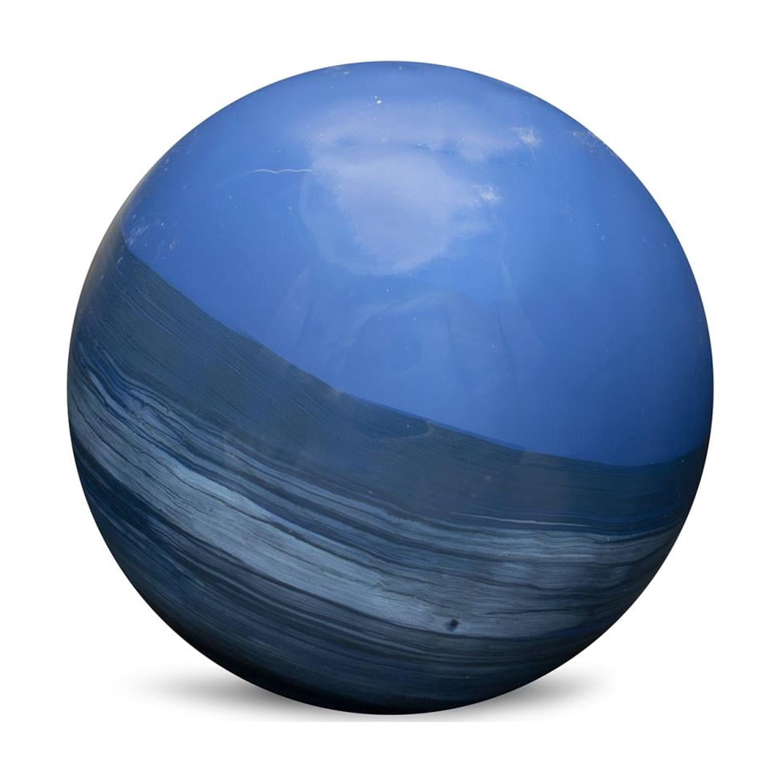 Madagascar Sapphire Decorative Metal Orbs- Small