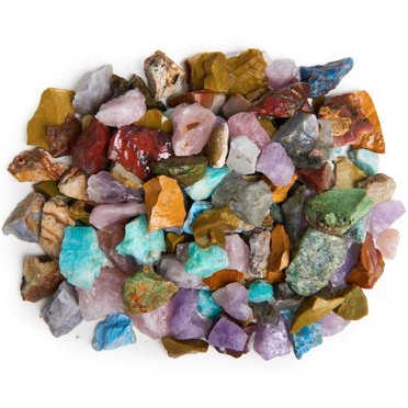 Madagascar Mix Rough Rocks – 1lb Bulk, 2-3 Inch, For Tumbling