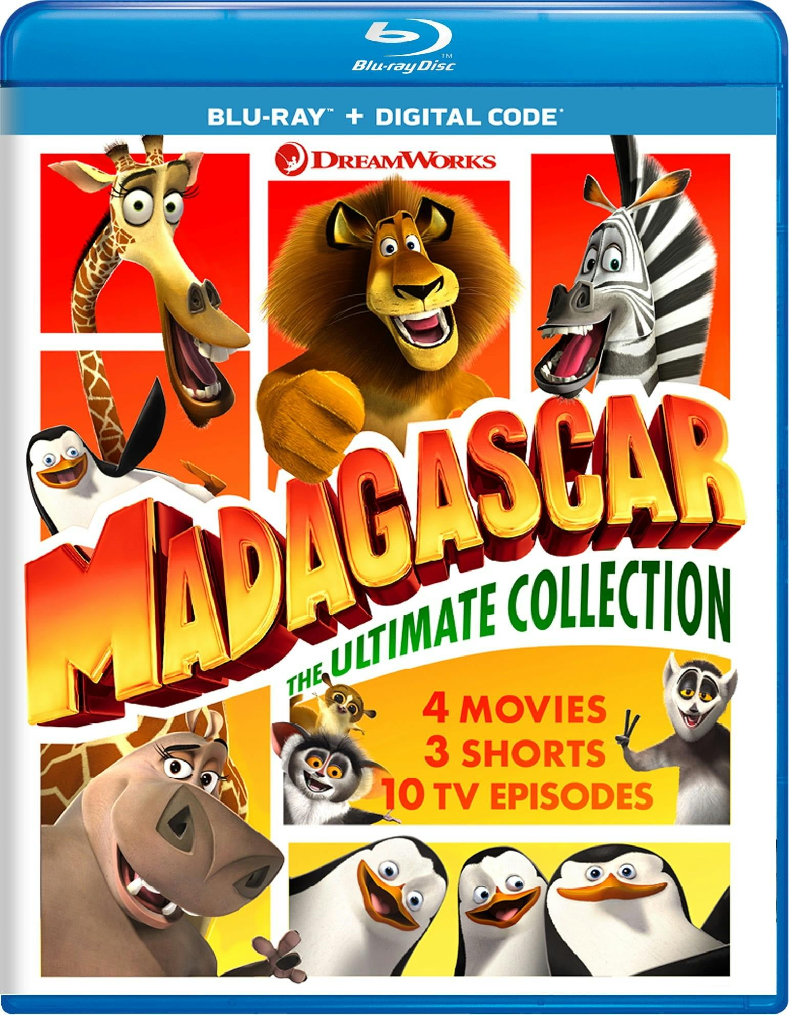 UNI DIST CORP MCA Madagascar: The Ultimate Collection (Blu-ray + Digital HD) [Blu-ray]