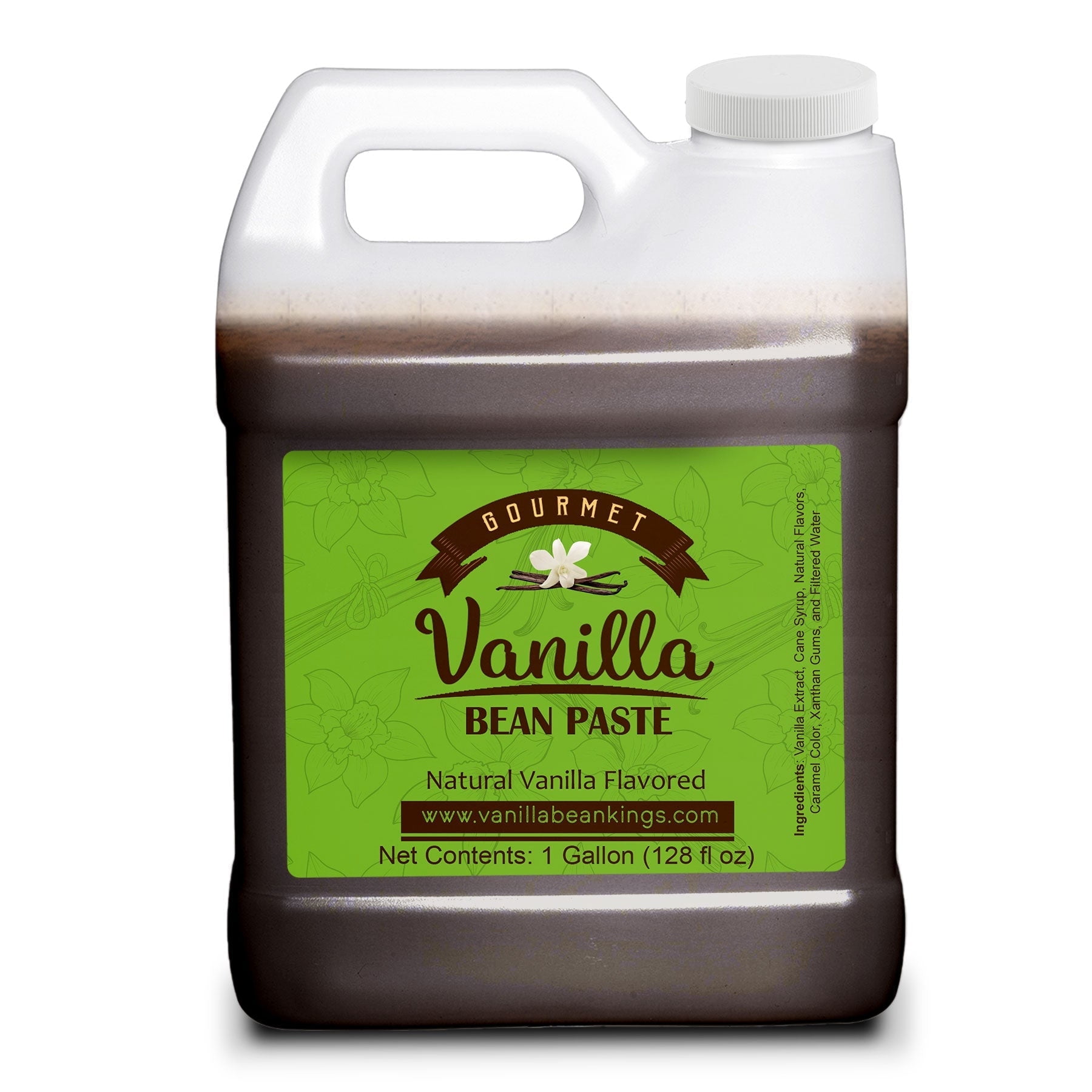 Madagascar Vanilla Bean Paste for Baking & Cooking - Made with Real Vanilla Seeds - 1 Gallon - Vanilla Bean Kinga