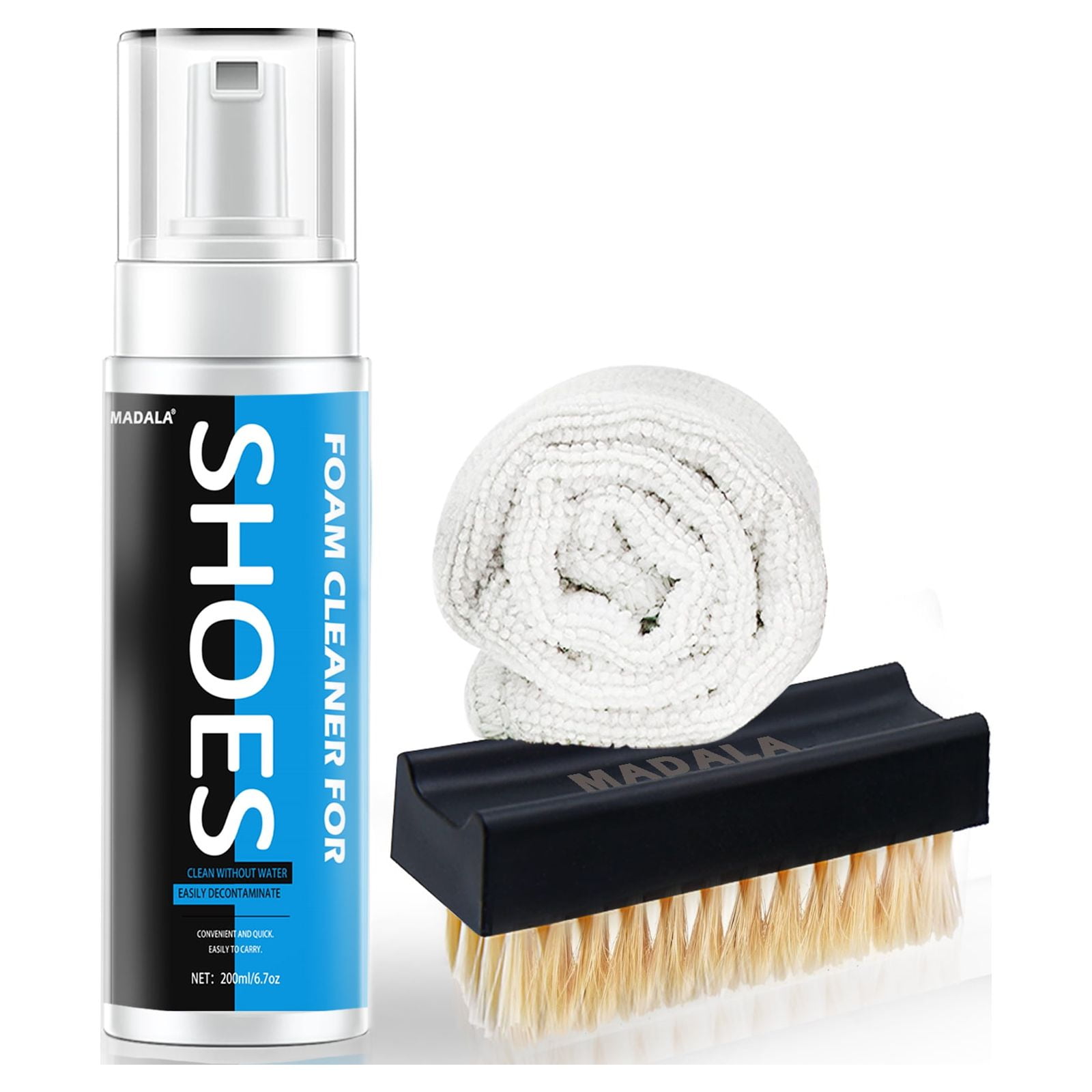 Choose the Best Shoe Cleaning Solution, Premium Shoe Cleaner Kit Brush and  Solution