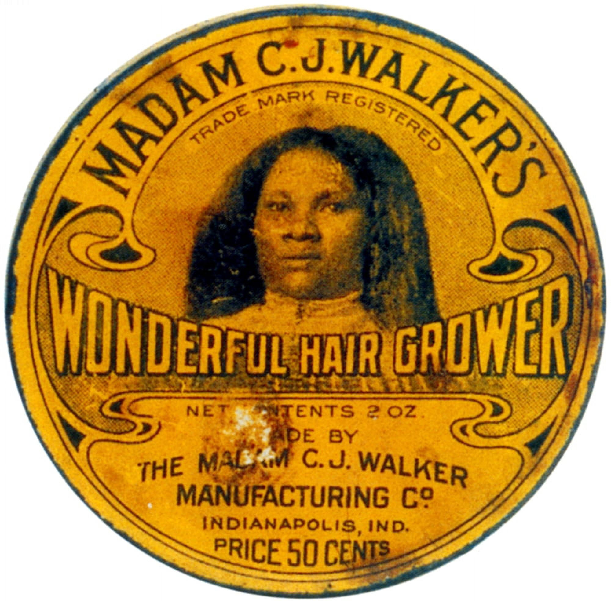 Madam C.J. Walker's Wonderful Hair Grower Poster Print by Science Source (18 x 18)