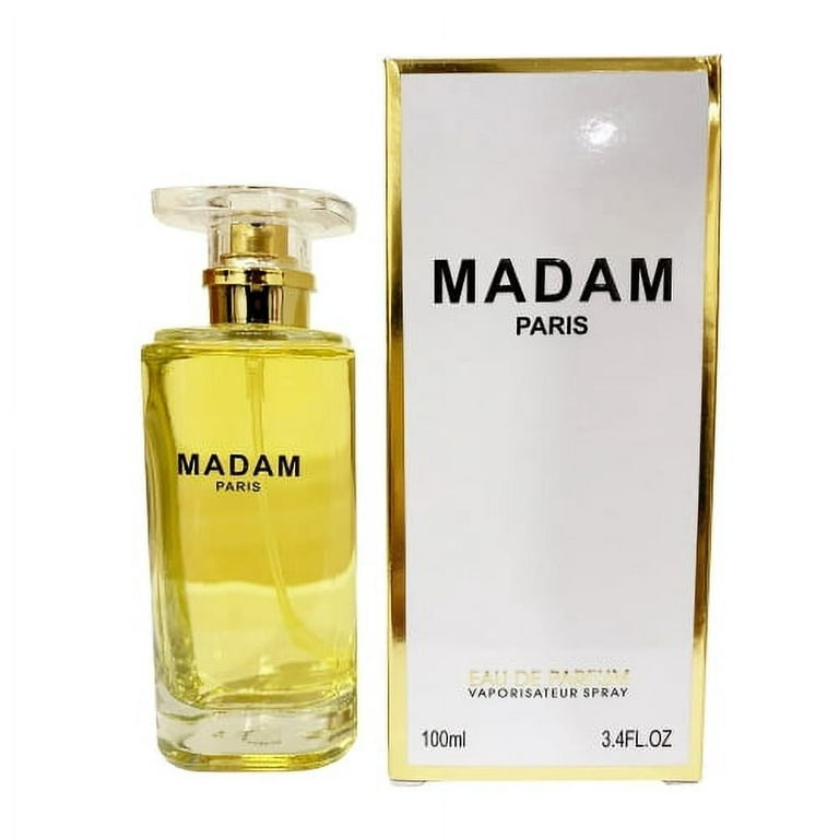 Madam Paris Fragrance for Women Eau De Parfum Natural Spray Classic Scent,  3.4 Fl Oz