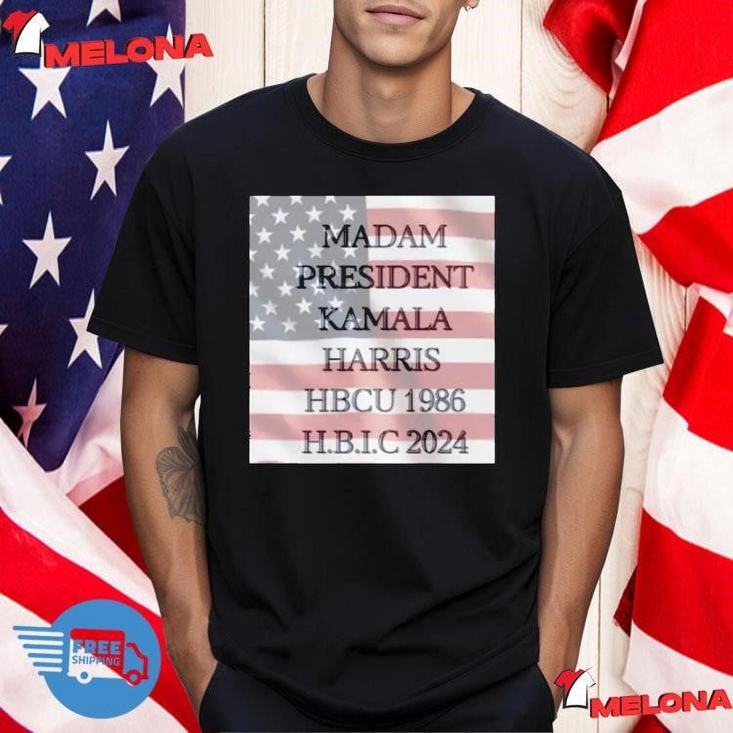 Madam President Kamala Harris Hbcu To Hbic 2024 Tshirt