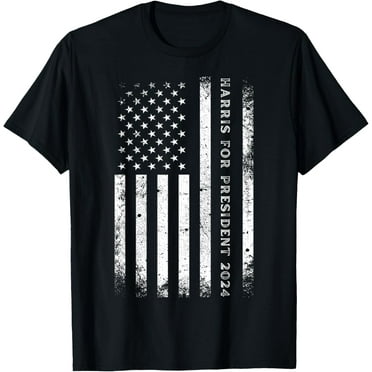 Madam President Kamala Harris for President 2024 US Flag T-Shirt