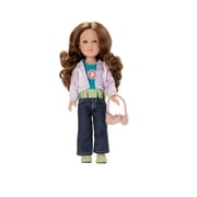 Madame Alexander 14-Inch Alexander Girlz  Fashion Doll, Emmi, Light Skin Tone/Brown Eyes/Brunette Hair