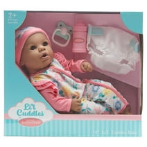 Madame Alexander 14-Inch Li'l Cuddles Cuddle Bug Realistic Baby Doll, Dark Skin Tone