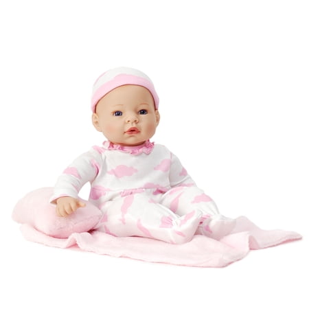Madame Alexander 16-inch Middleton Newborn Pink Cloud Baby Doll, Light Skin Tone