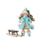 Madame Alexander 8-inch Christmas Sledding Collectible Doll