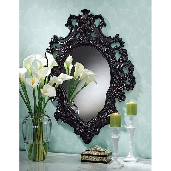 Madame Antoinette Ebony Salon Mirror