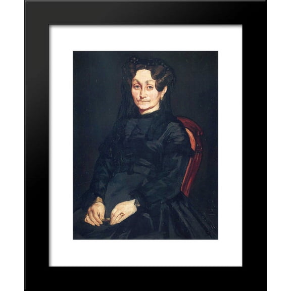 Madame Auguste Manet 20x24 Framed Art Print by Manet, Edouard