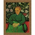 thumbnail image 1 of Madame Augustine Roulin 28x34 Large Gold Ornate Wood Framed Canvas Art by Vincent van Gogh, 1 of 2