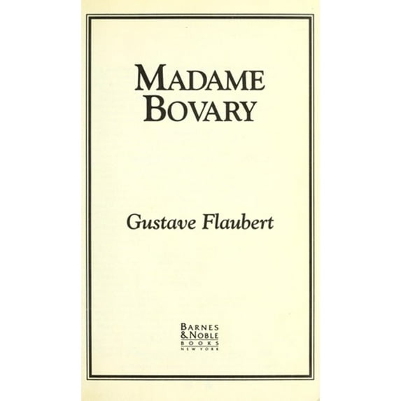 Pre-Owned Madame Bovary (Unknown) 1566193109 9781566193108