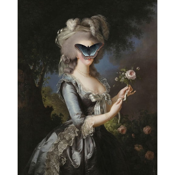 Madame Butterfly - Marie Antoinette Queen of France Poster Print - Jay Bryant Ward (24 x 30)